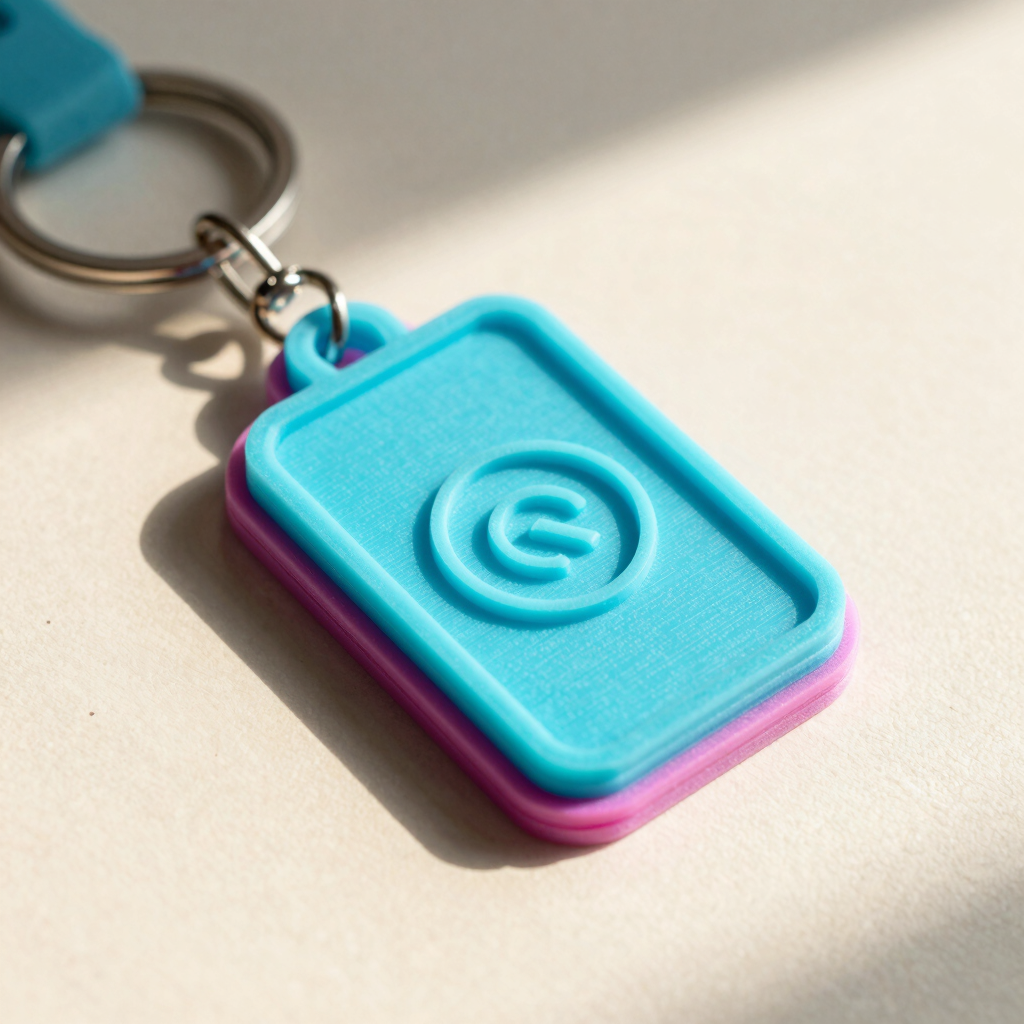 Smart NFC Tap-to-Share Keychain