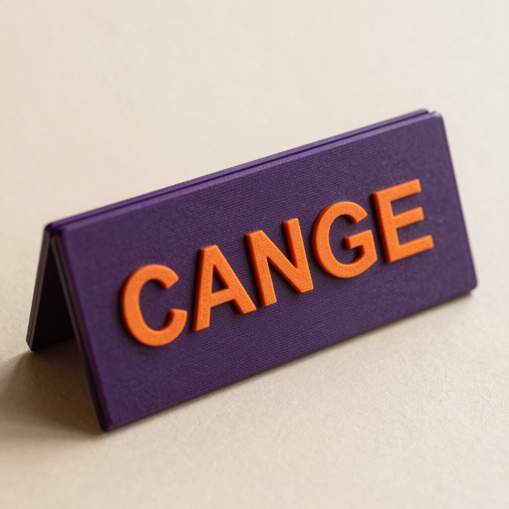 Dual-Tone Custom Nameplate