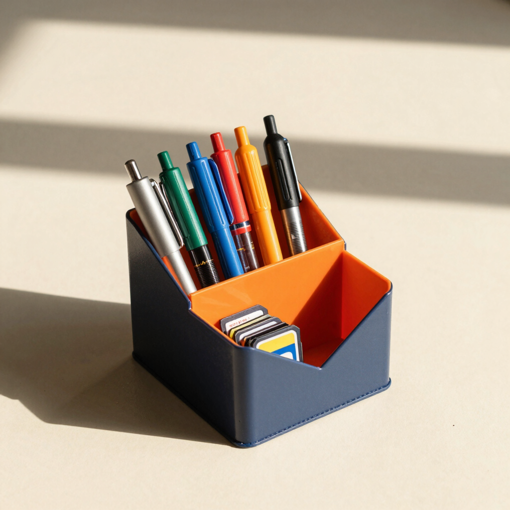 Geometric Pencil & SD Card Caddy