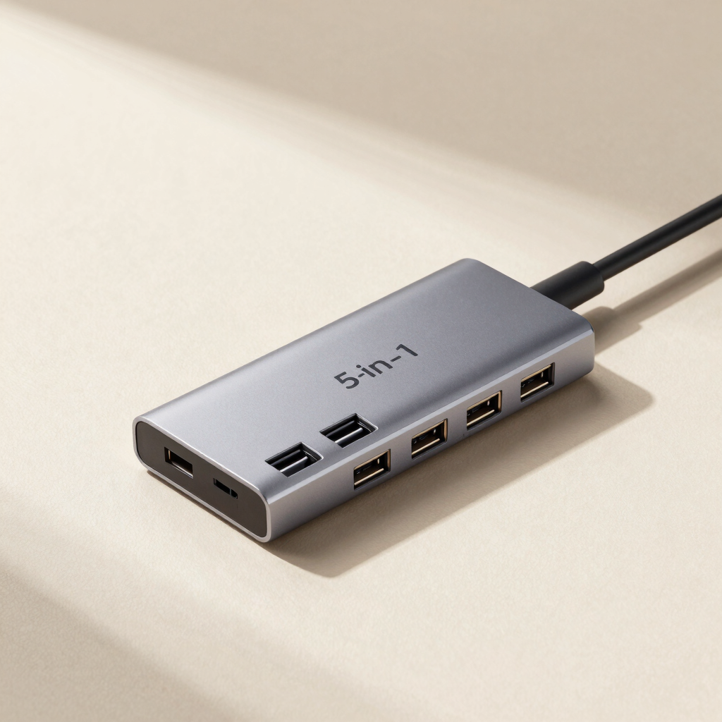 Adaptador Hub Multiport 5 en 1