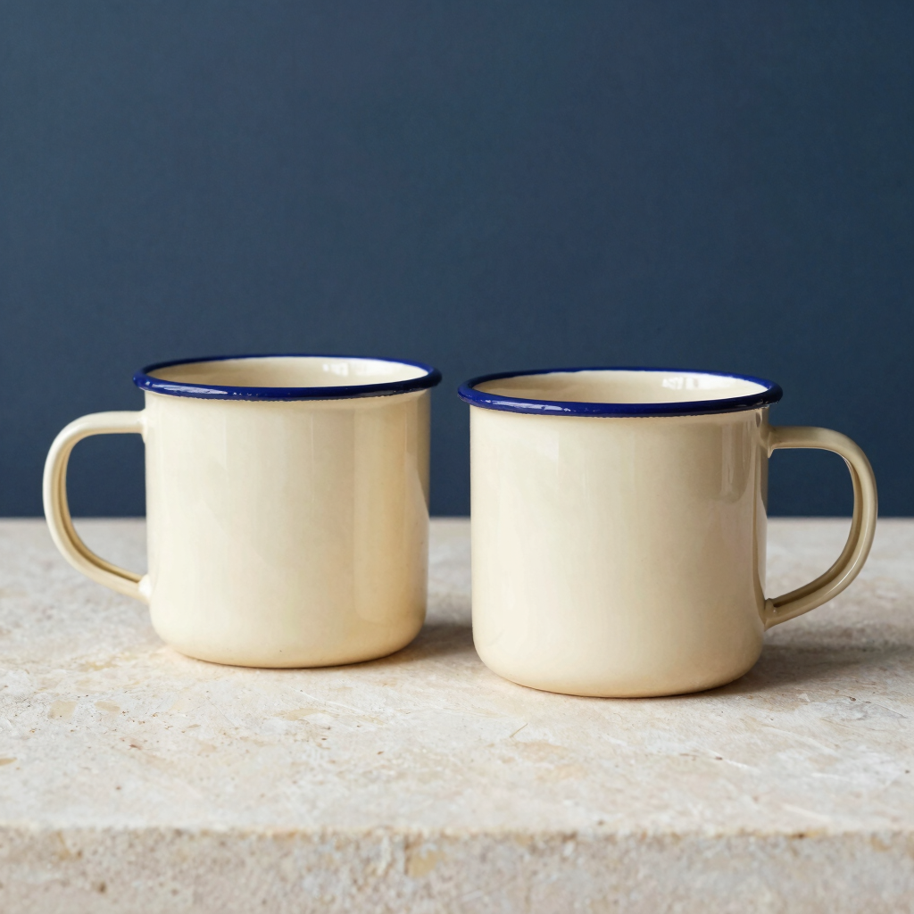 Enamel Utility Coffee Mug Set