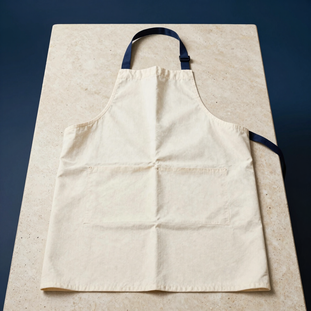 Tailored Cotton Twill Apron