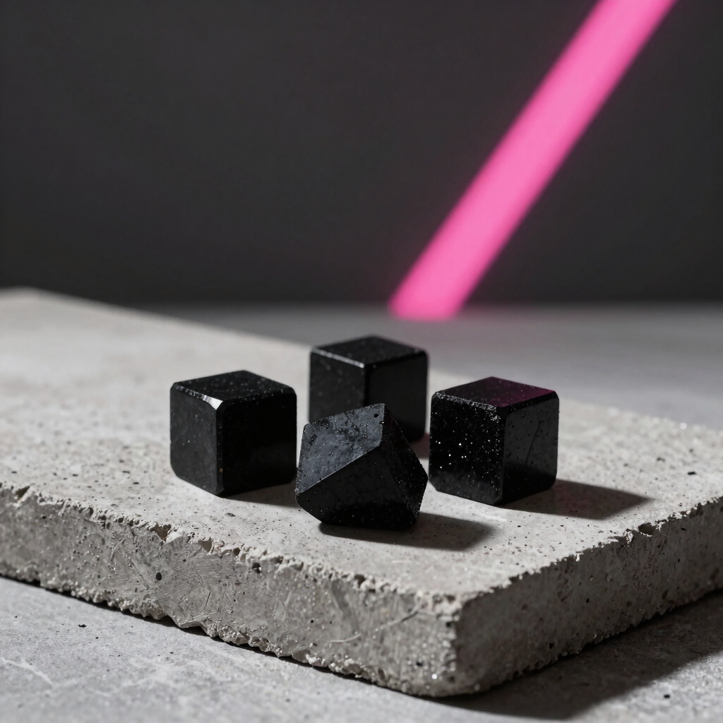 Obsidian Truffle Cubes