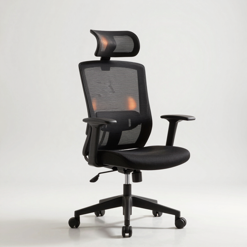 LumbarPro Ergonomic High-Back Mesh Chair