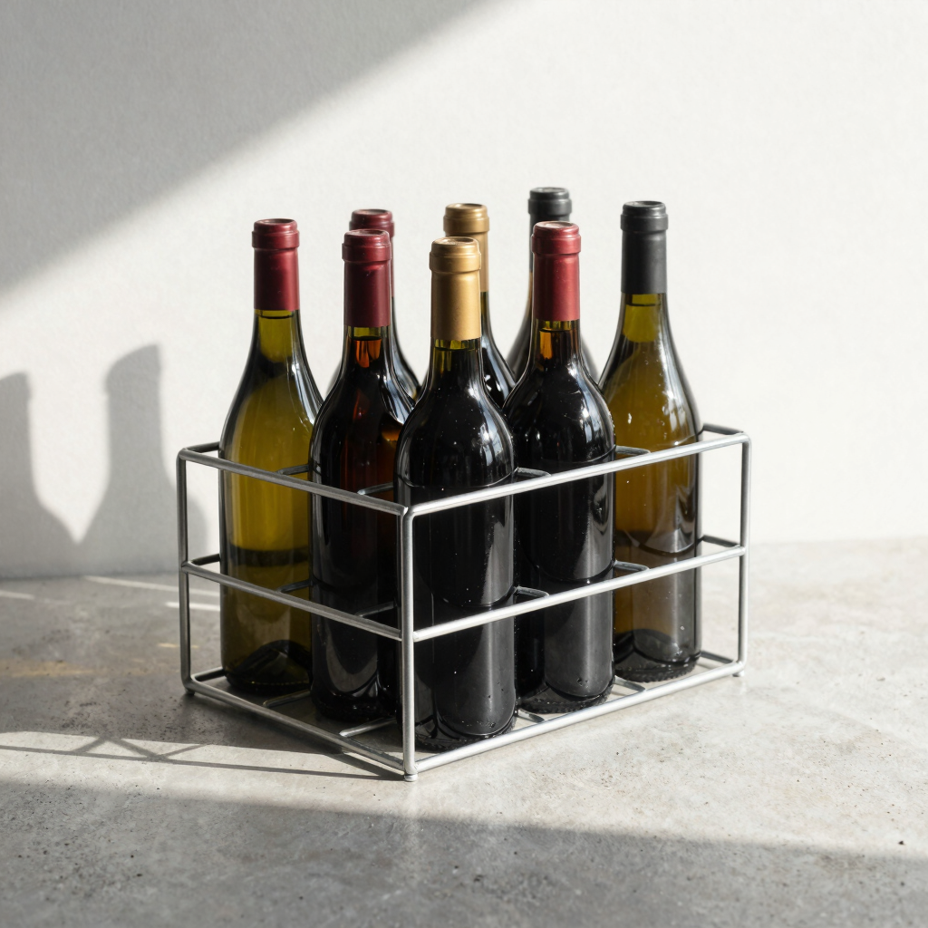Grid-6 Tabletop Wine Holder