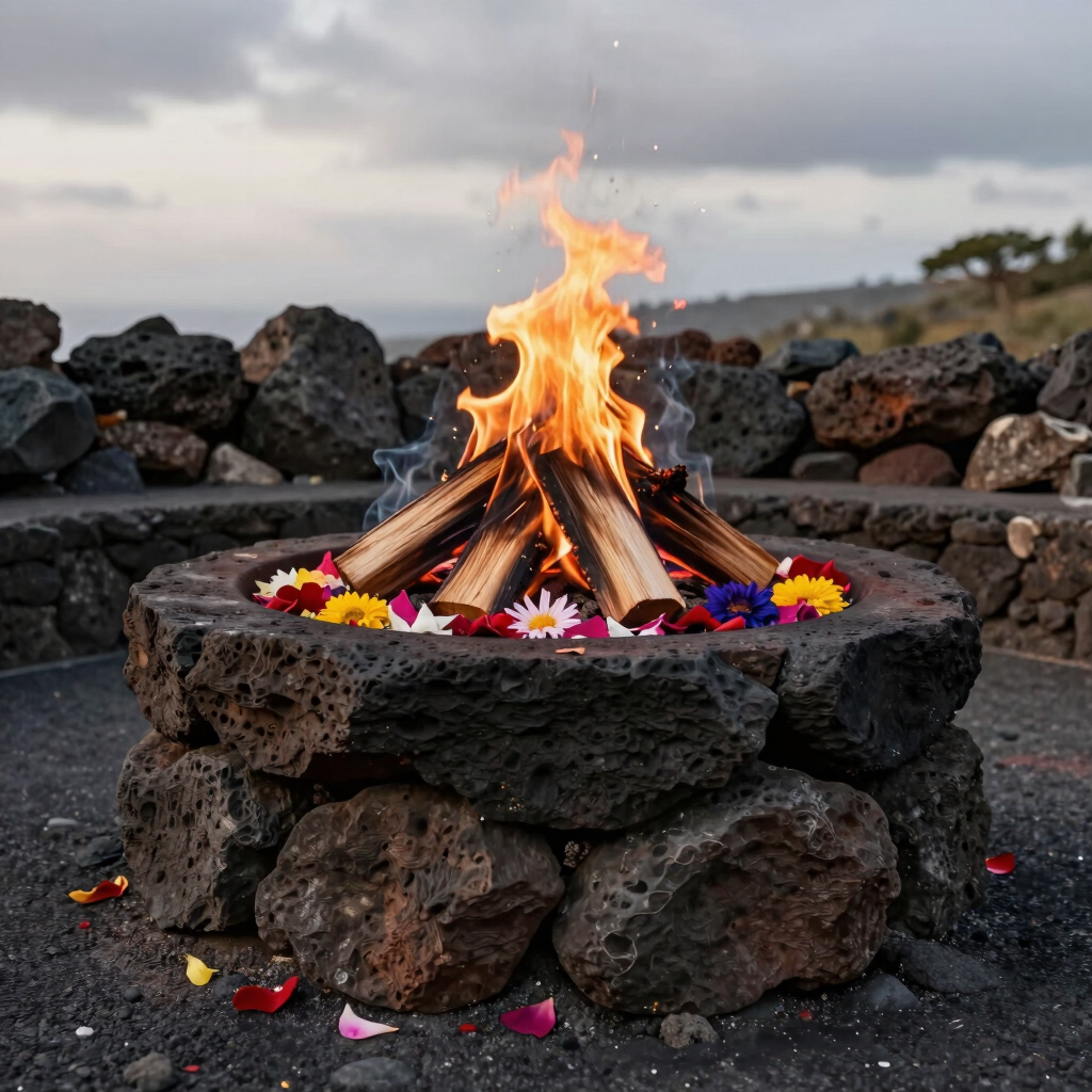 Traditional Mayan Fire Ceremony