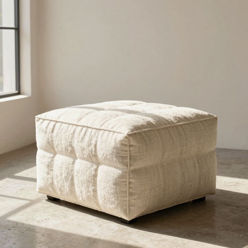 Benton Square Tufted Ottoman