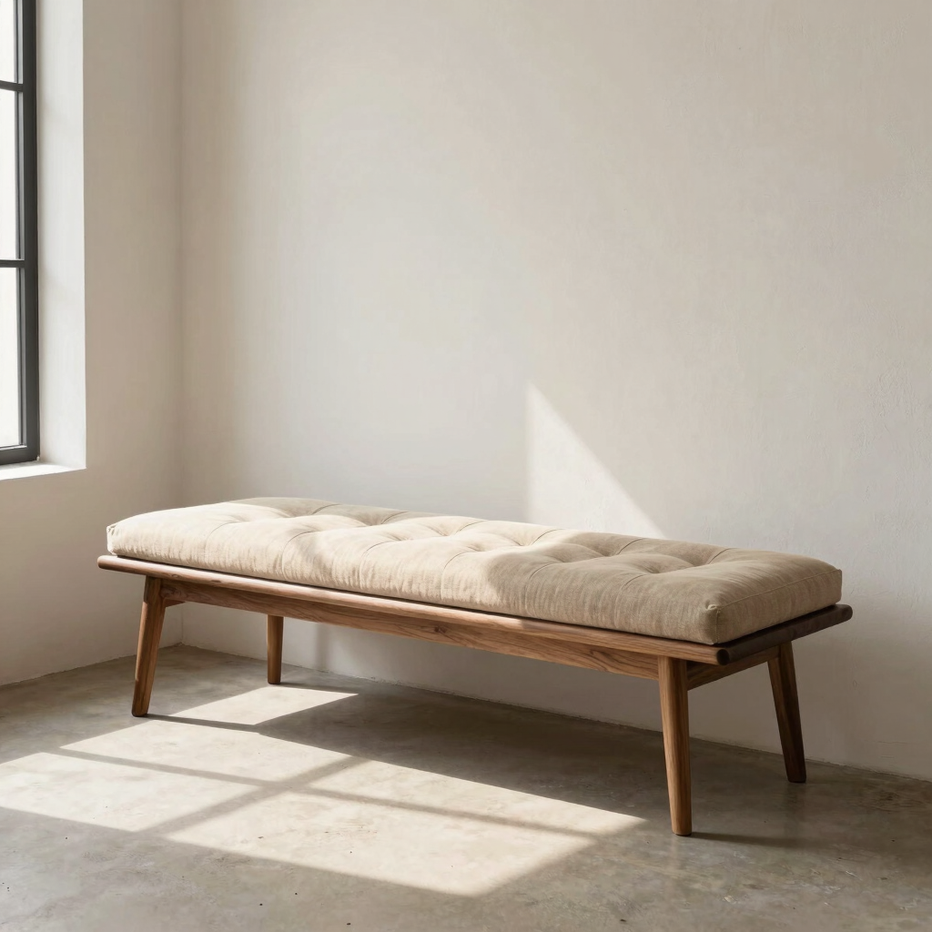 Evelyn Cushioned Window Bench