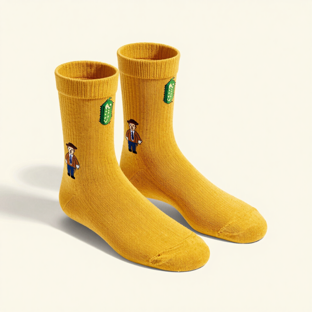 The Briefcase Pickle Socks