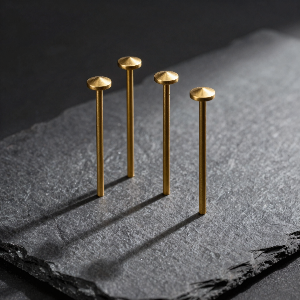 Obelisk Brass Pathway Markers