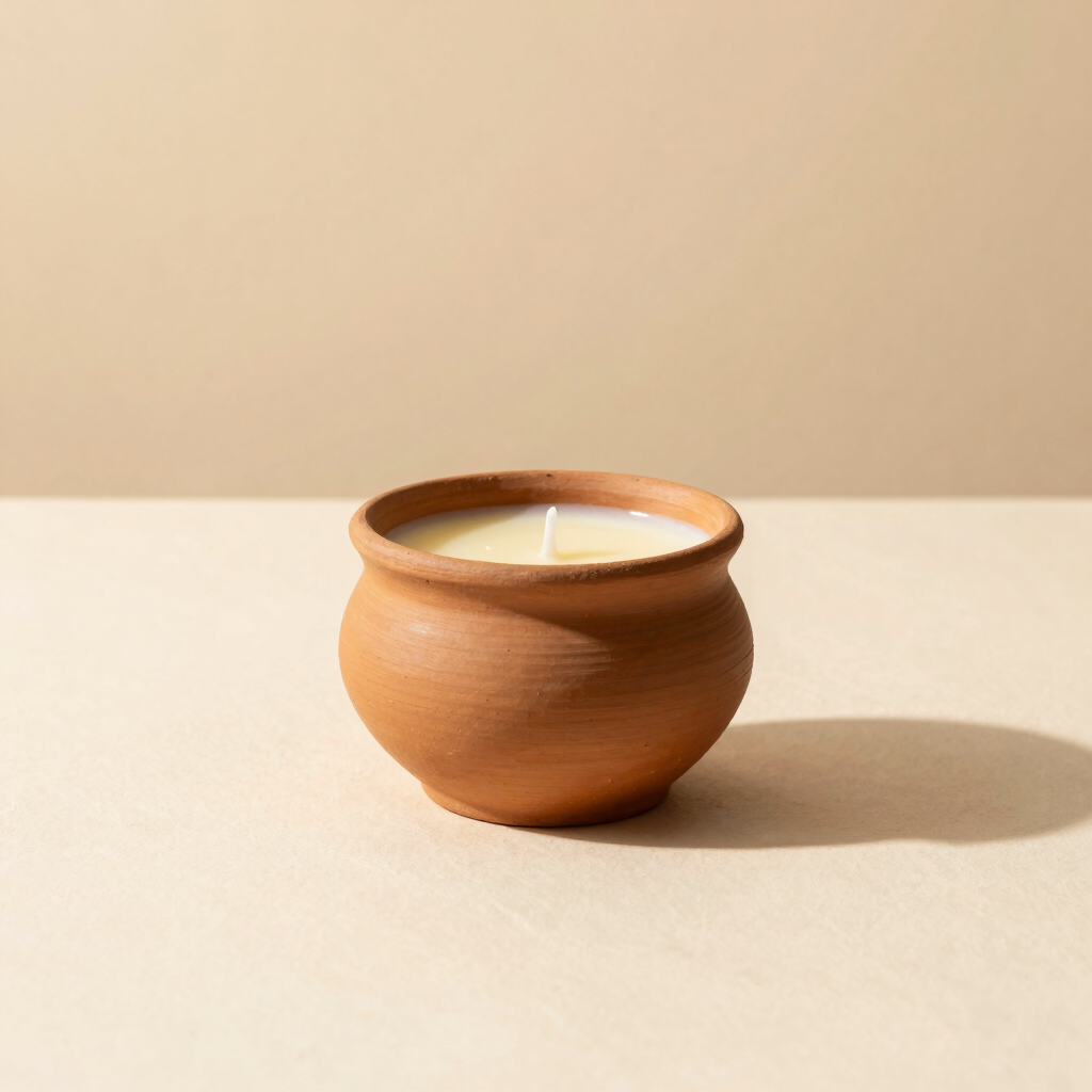 Sandalwood & Clay Candle Pot