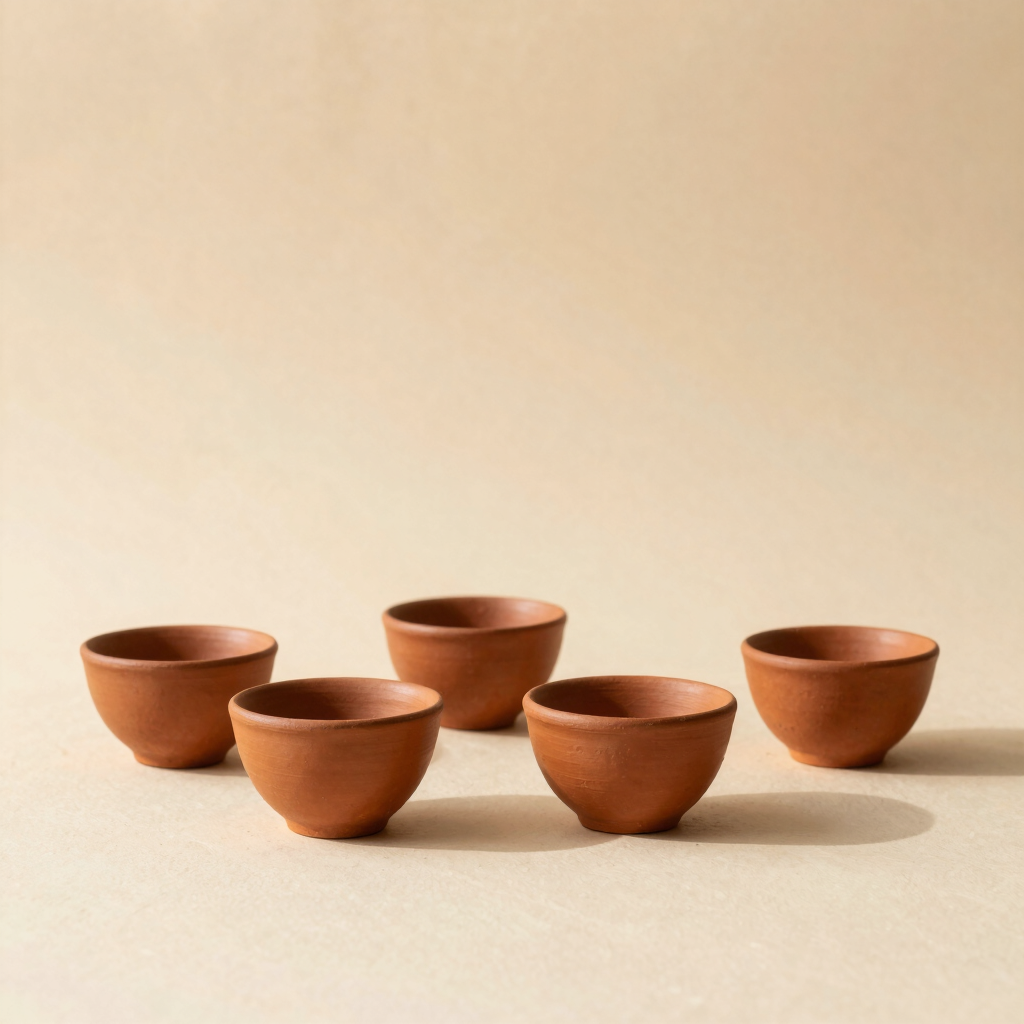 Terracotta Chai Kulhad Set