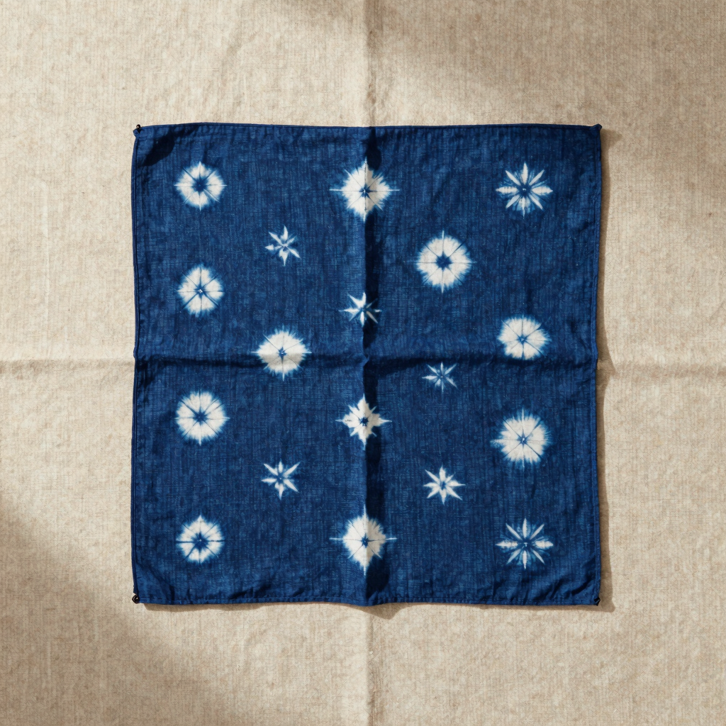 Bandana en Coton Shibori