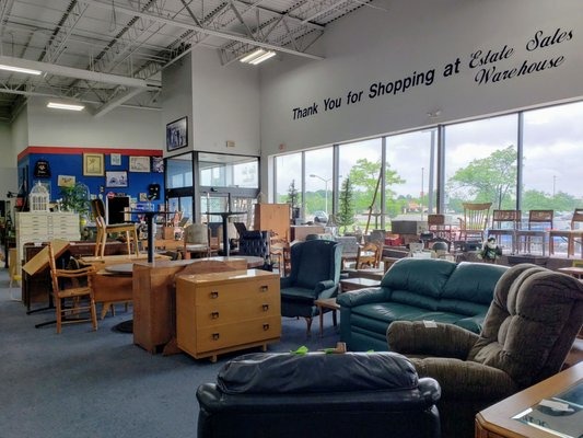 Inside Estate Sales Warehouse Grand Rapids