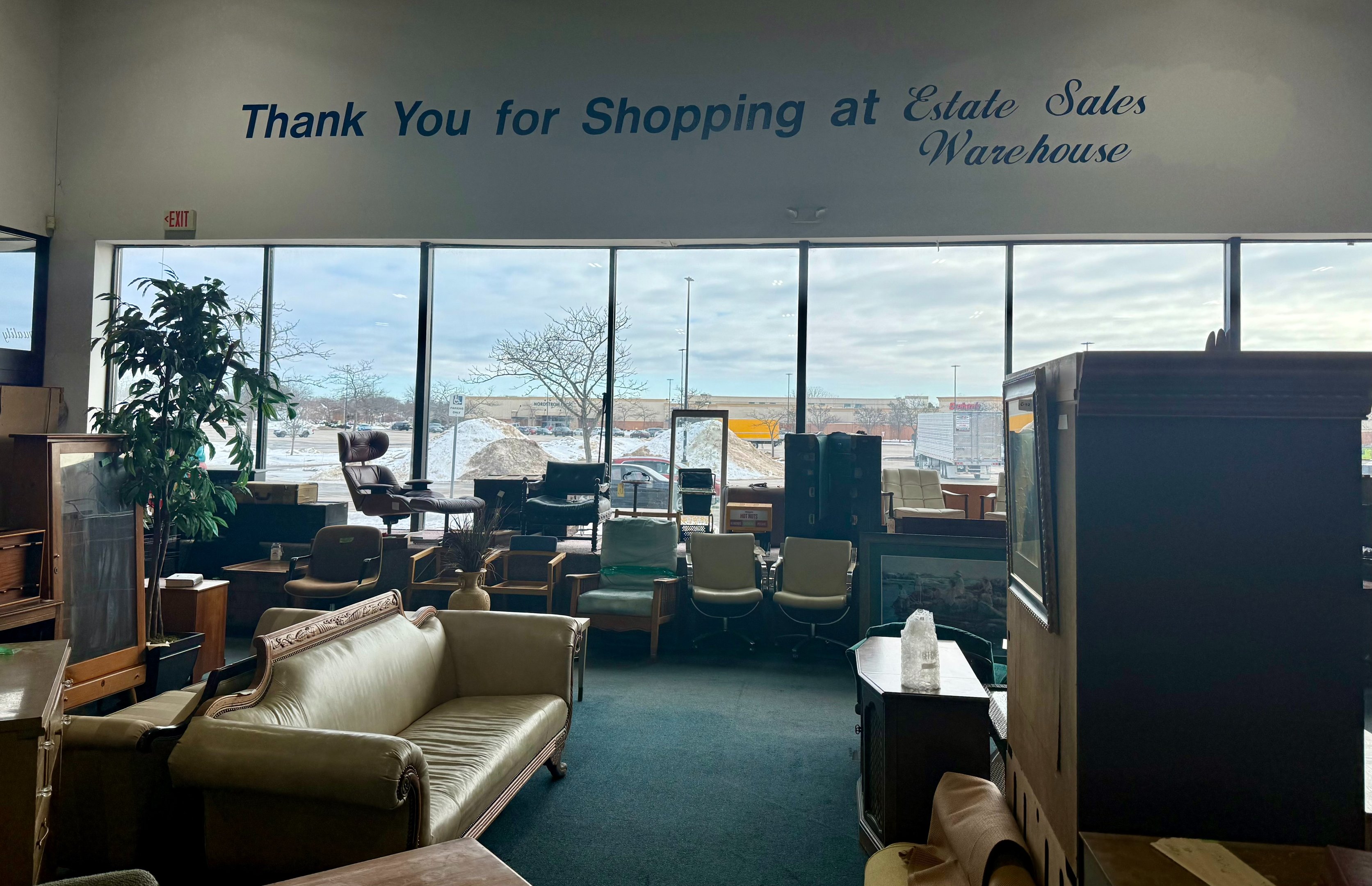 Estate Sales Warehouse Interior