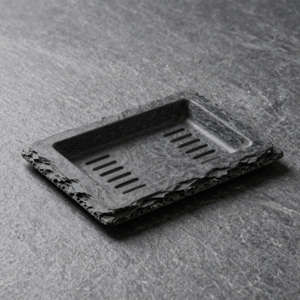 Sculpted Slate Soap Holder