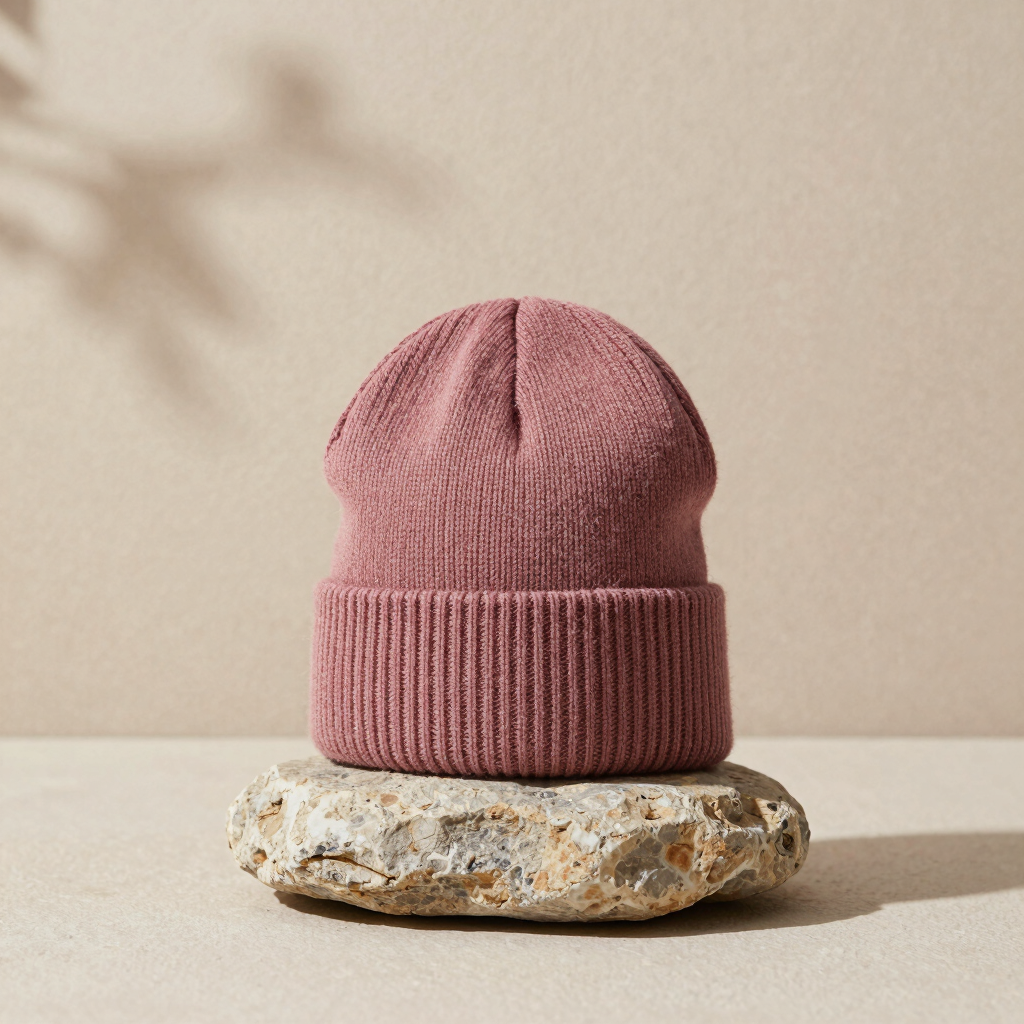Ribbed Merino Beanie