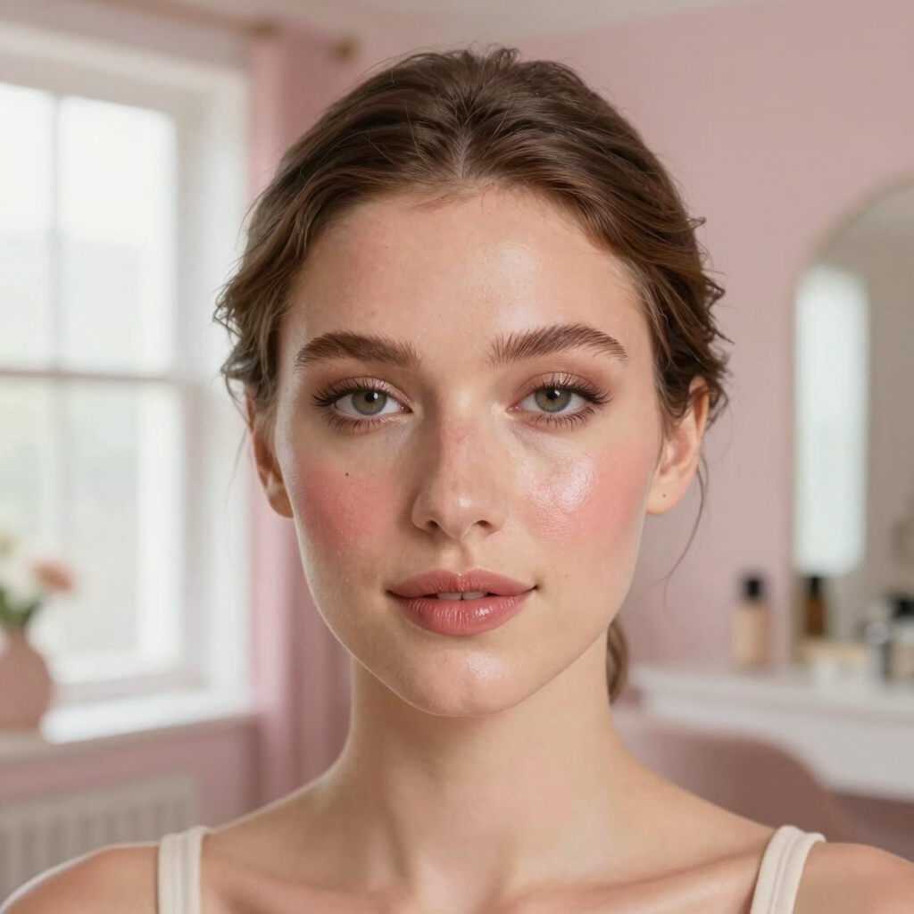 Minimalist Dewy Natural Glow