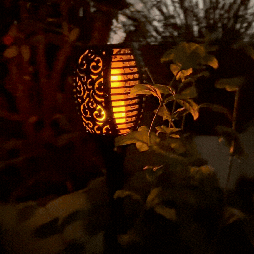 solar mashaal flame light 