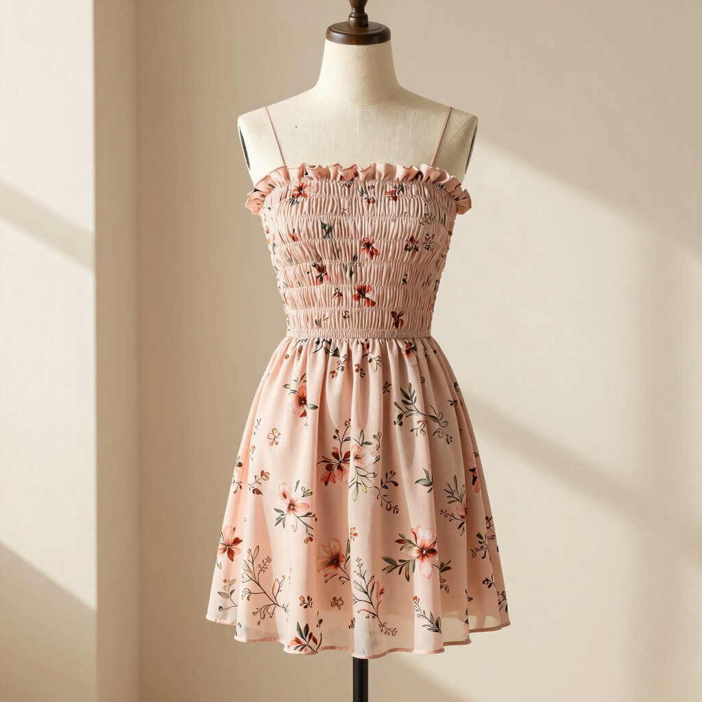 Clara Tiered Smocked Mini Dress