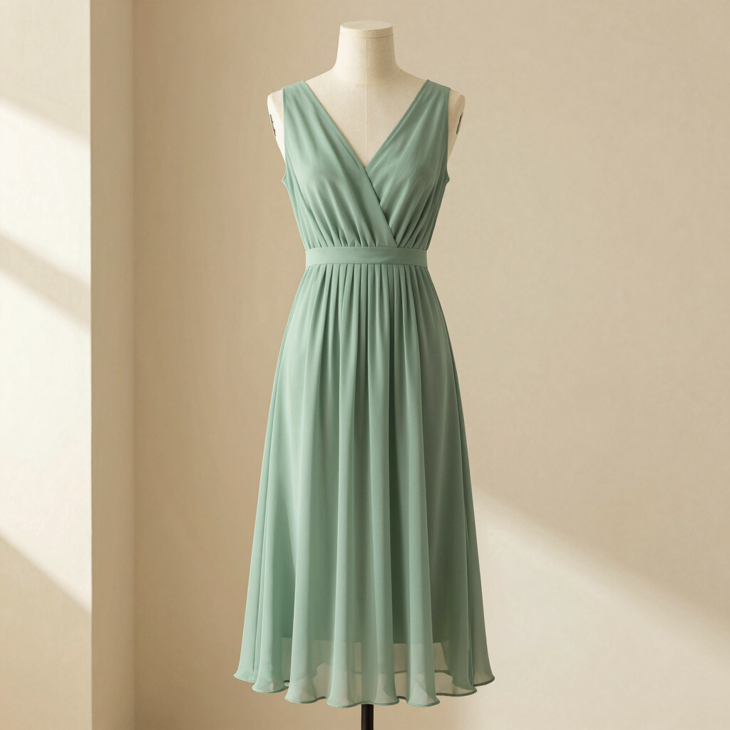 Elysia Pleated Occasion Dress