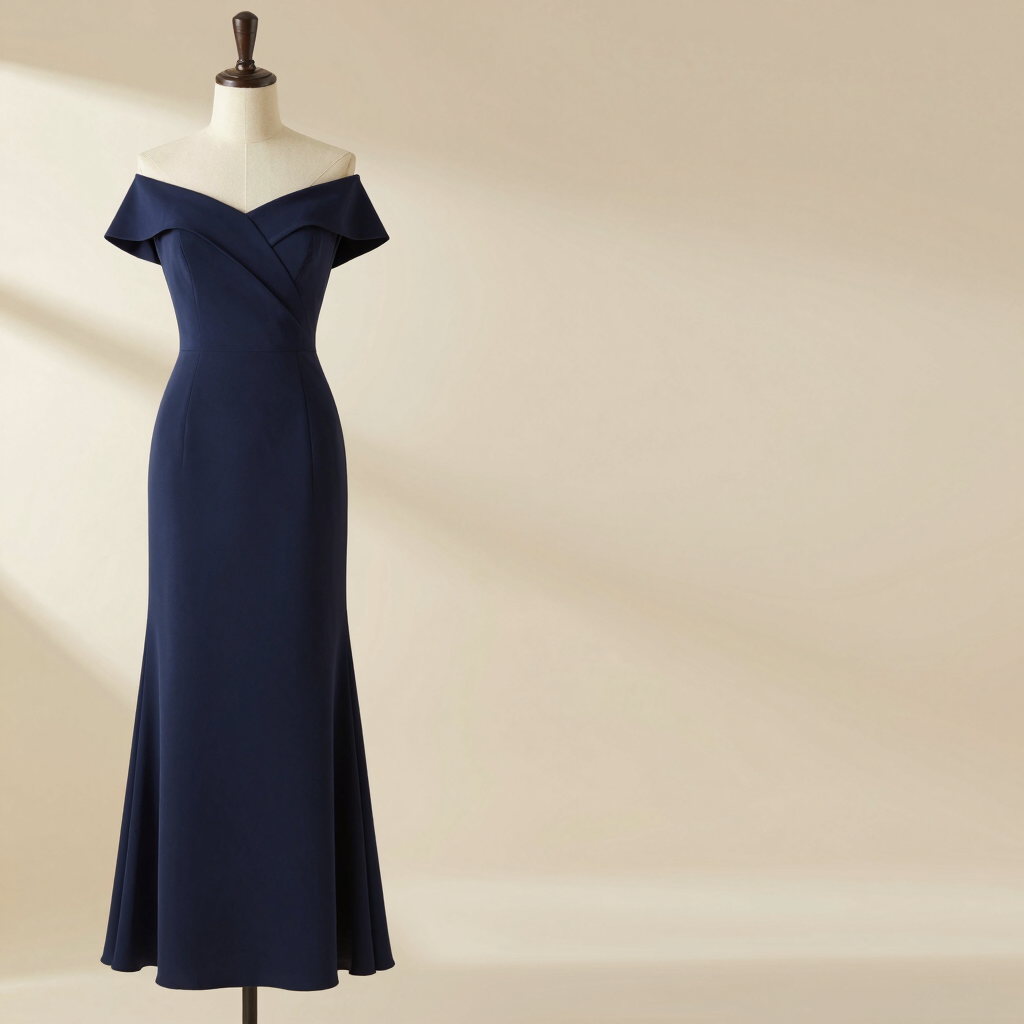 Fleur Off-Shoulder Evening Gown