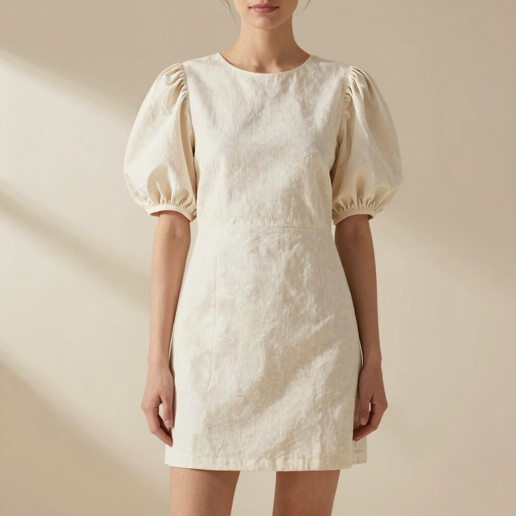 Seren Linen Blend Mini Dress