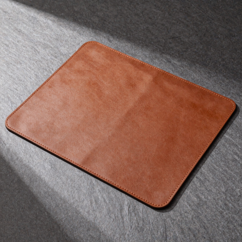 Desk Pad em Couro e Feltro Reciclado