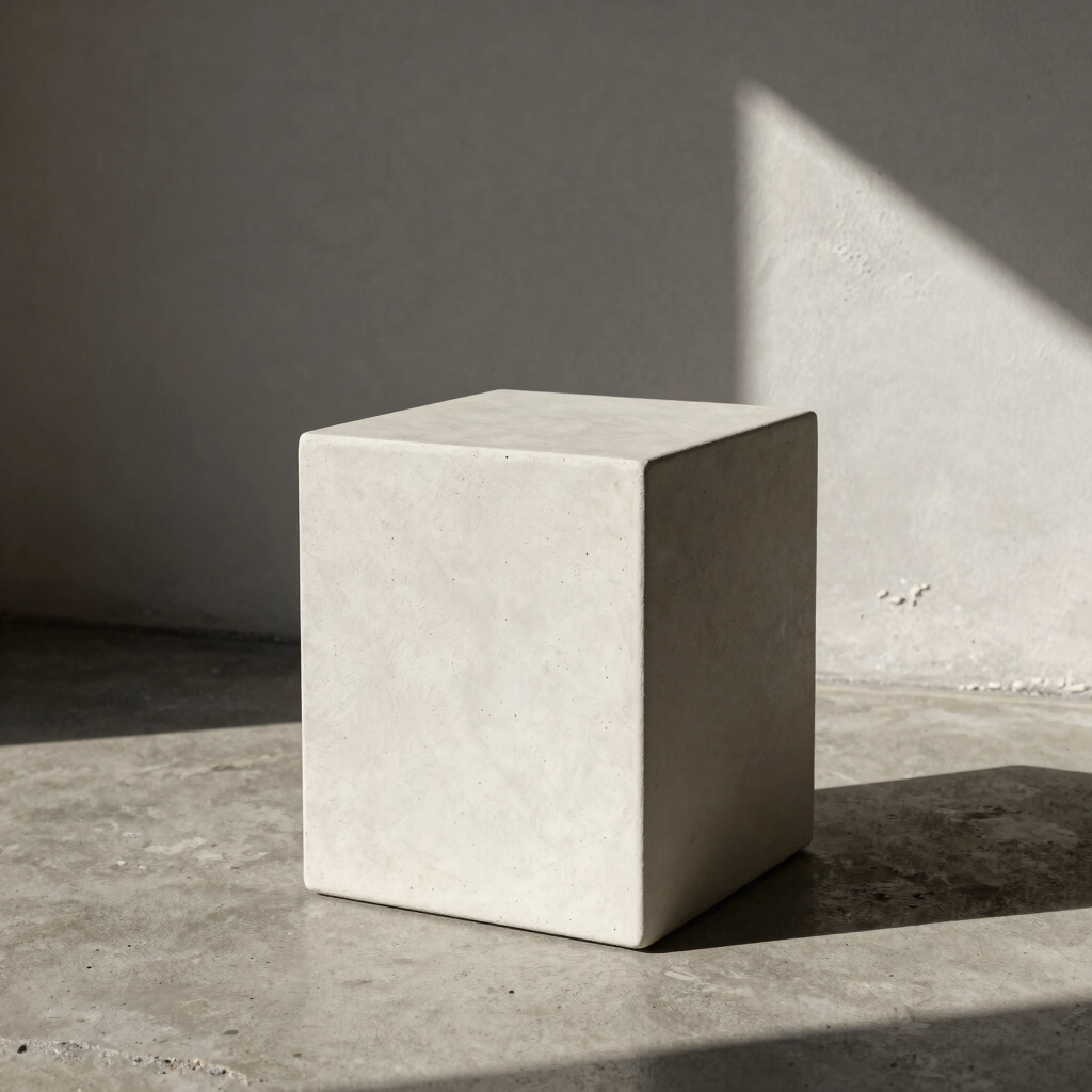 Weathered Plaster Accent Table