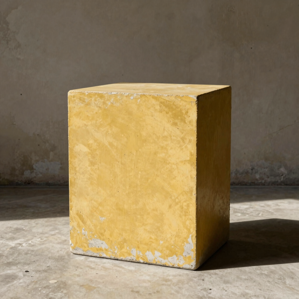 Ochre Slab Pedestal
