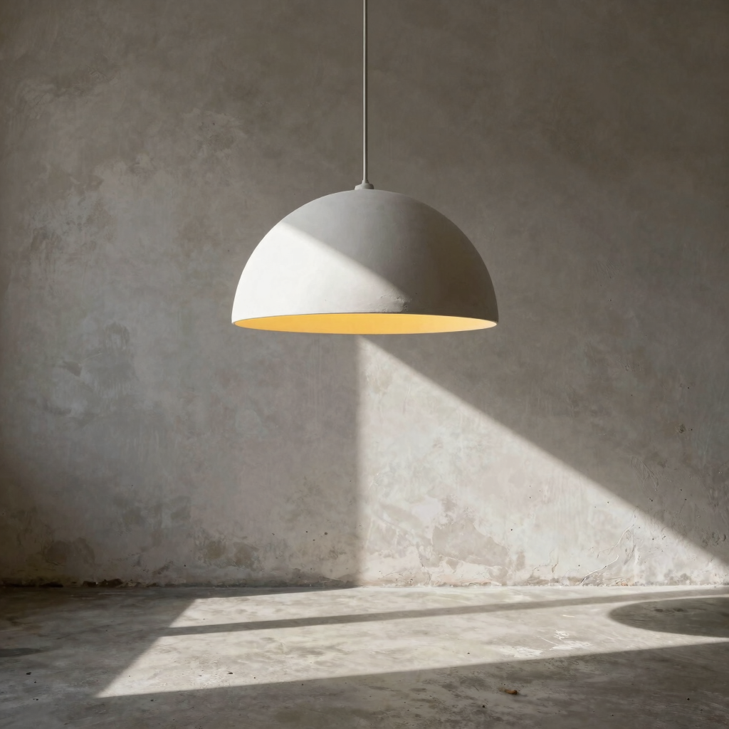 Weathered Plaster Pendant Light