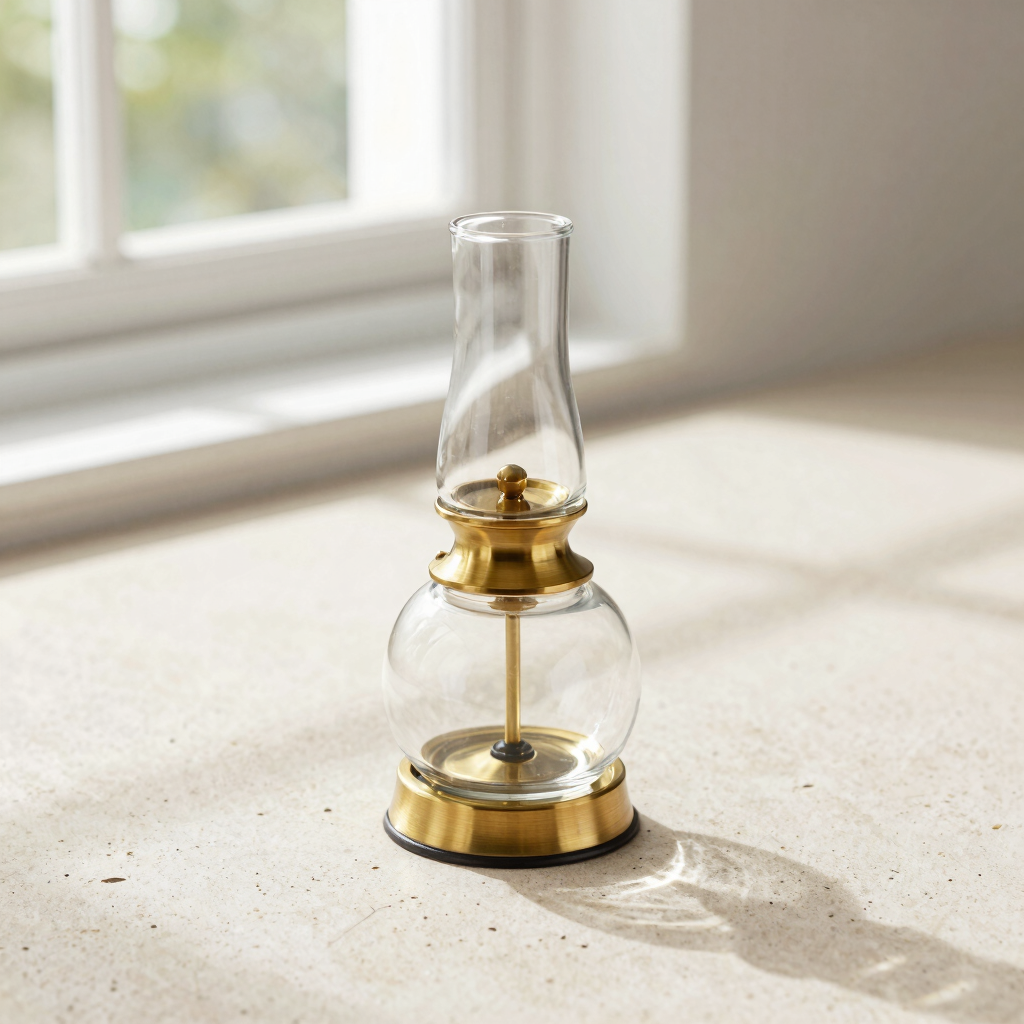 Aromatherapy Brass and Glass Diffuser
