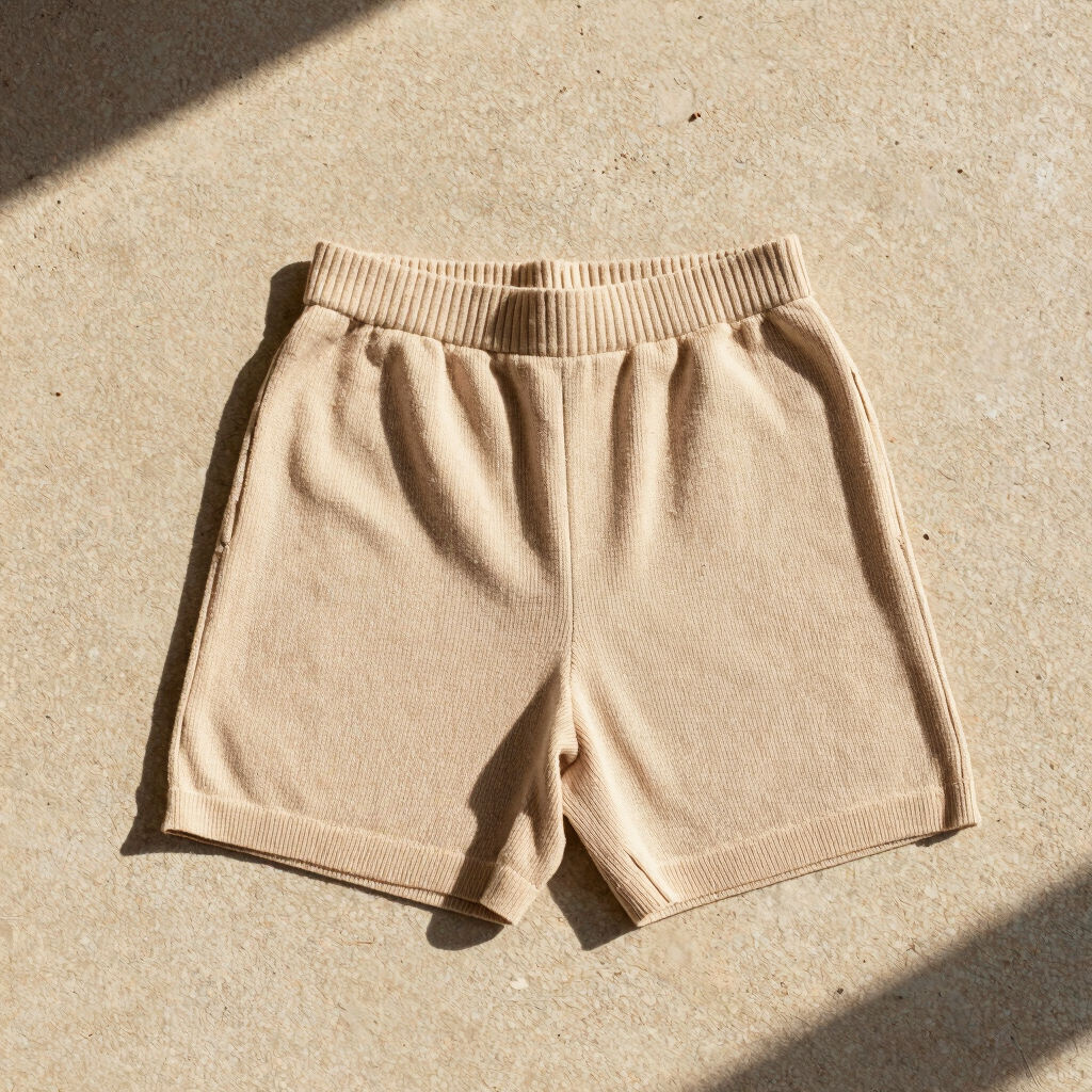 Isla Ribbed Knit Shorts