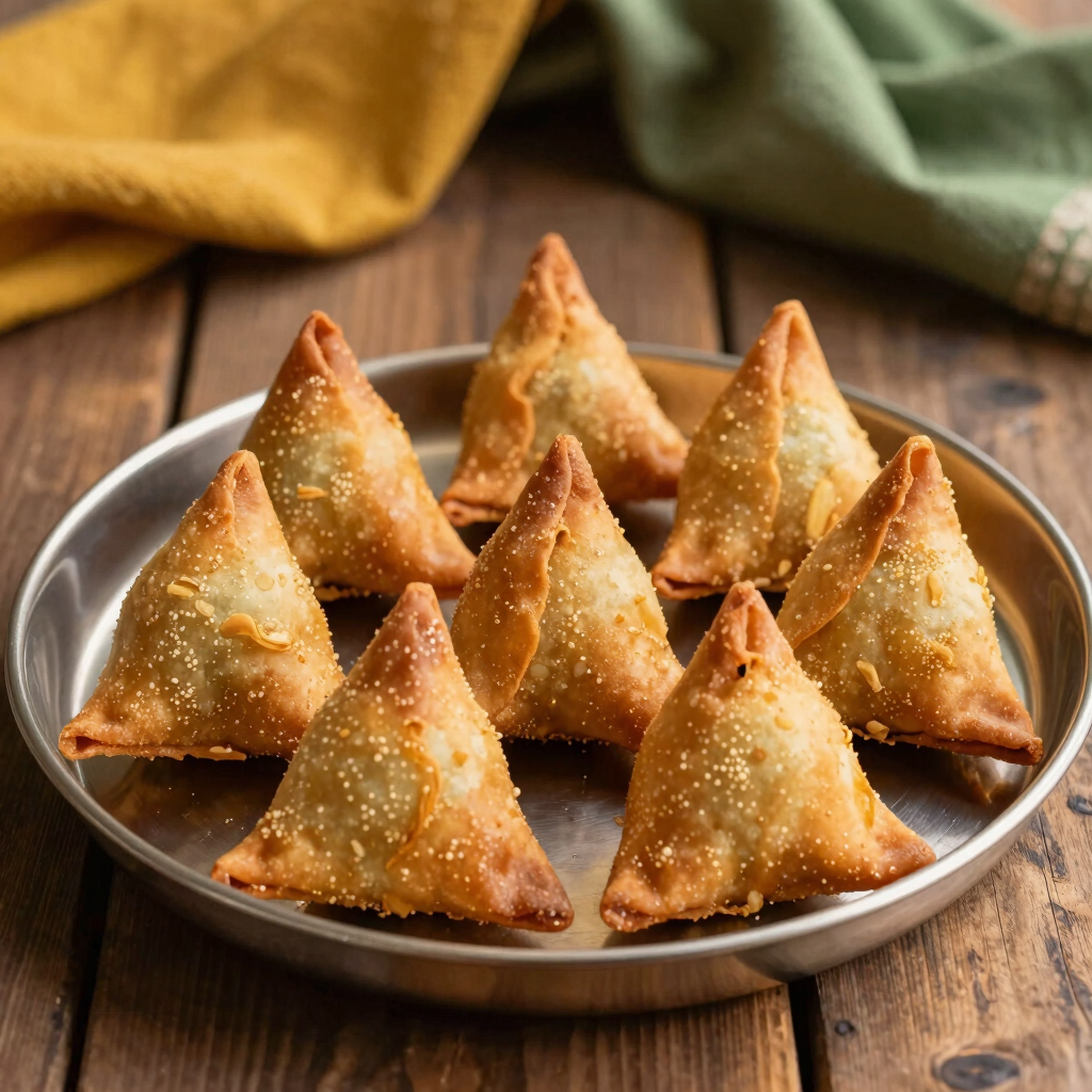 Mini Dry Fruit Samosas