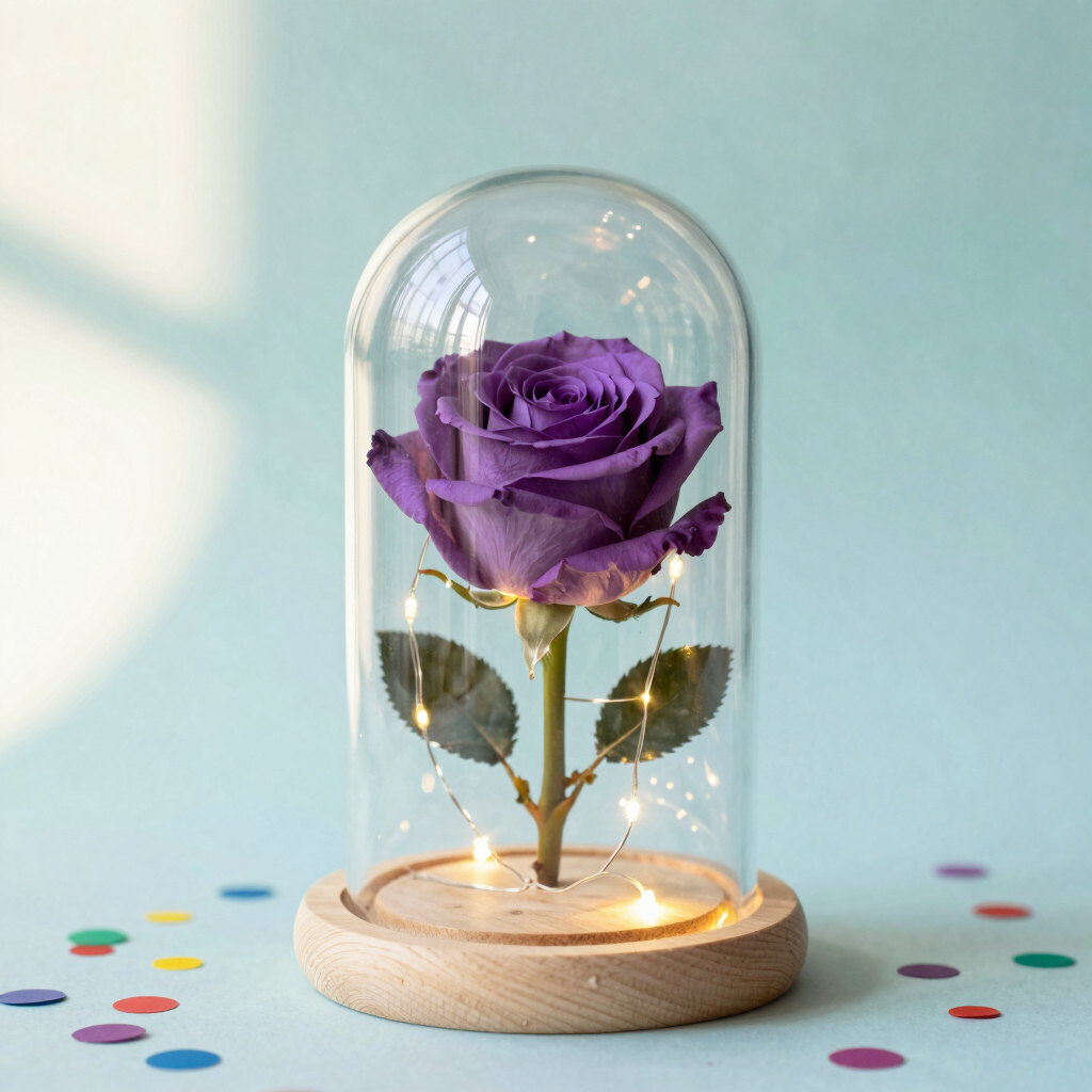 Domo de Luz con Rosa Eterna