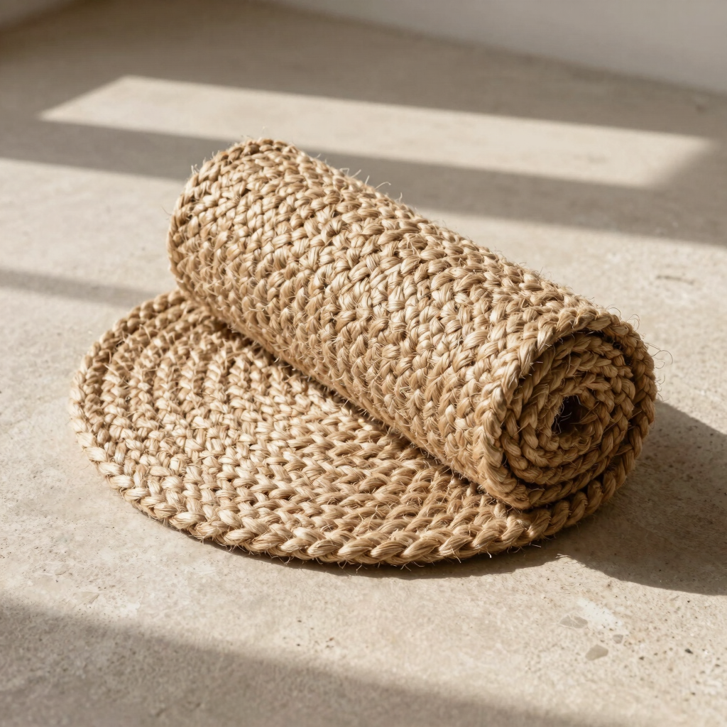 Braided Jute Accent Rug