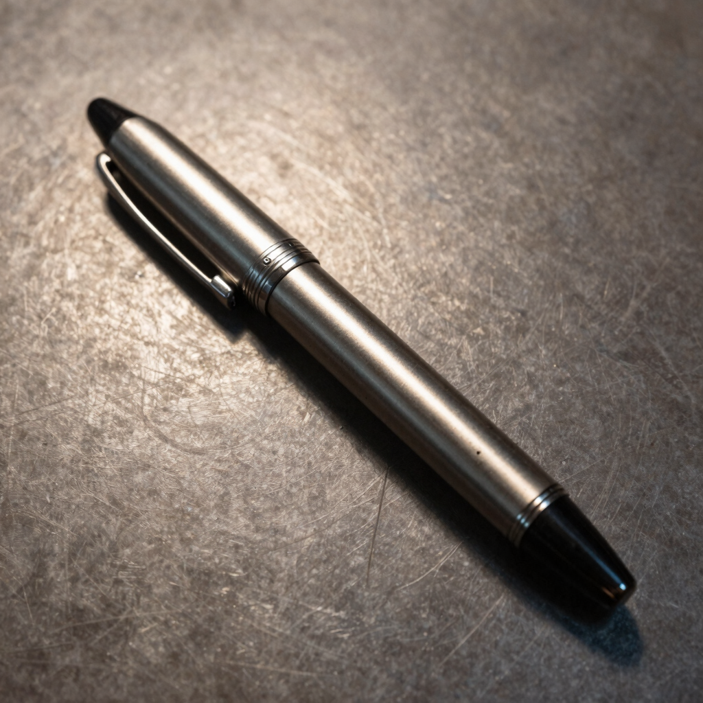 Industrial Steel Bolt-Action Pen