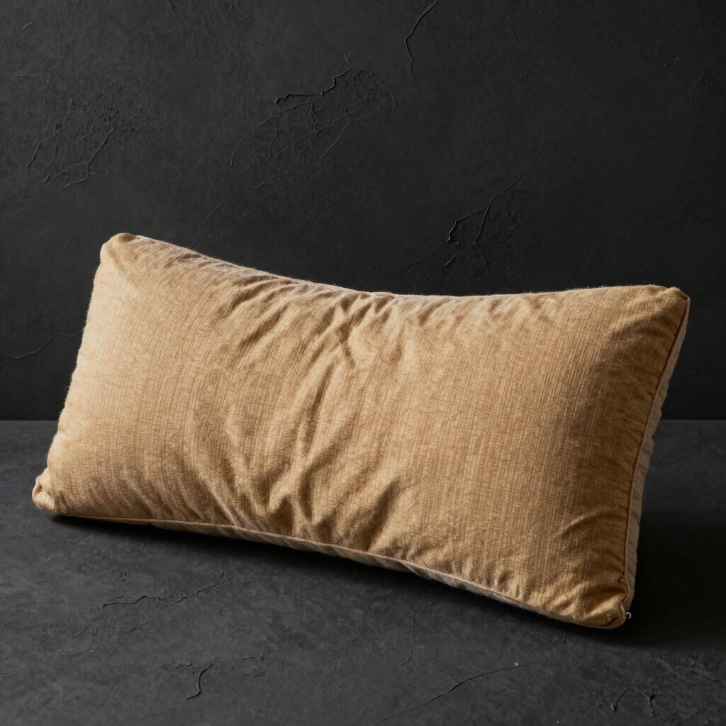 Earthy Ochre Lumbar Pillow