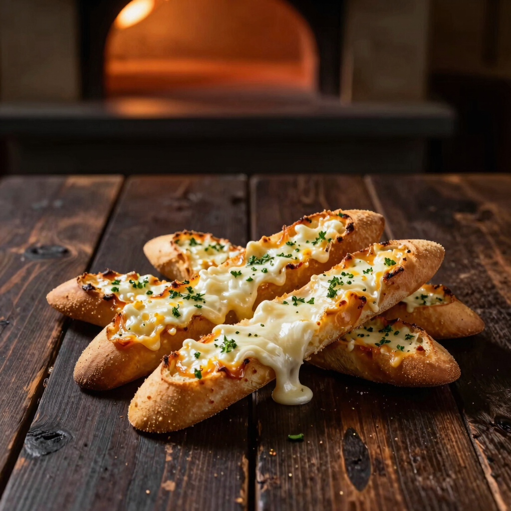Bastones de Ajo y Mozzarella