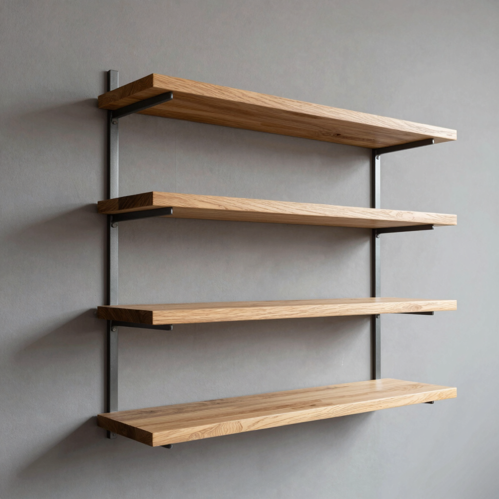 Linear Modular Wall Shelving Unit