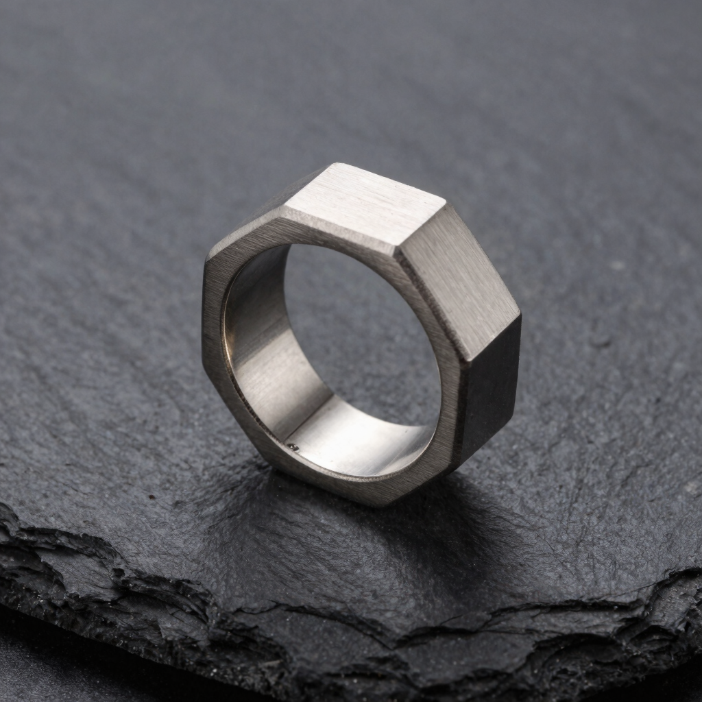 The Ledger Band in Platinum
