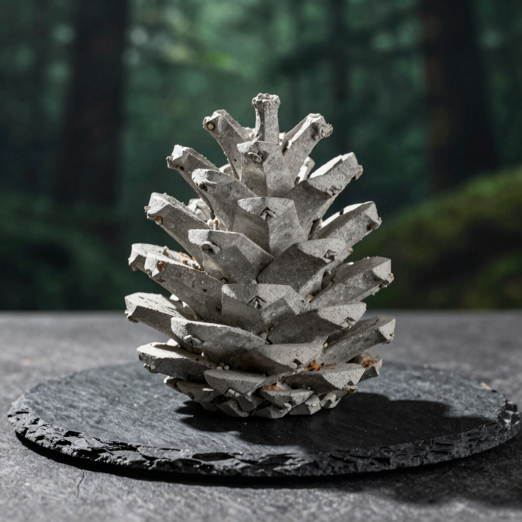 Monolithic Pinecone Garden Sculpture