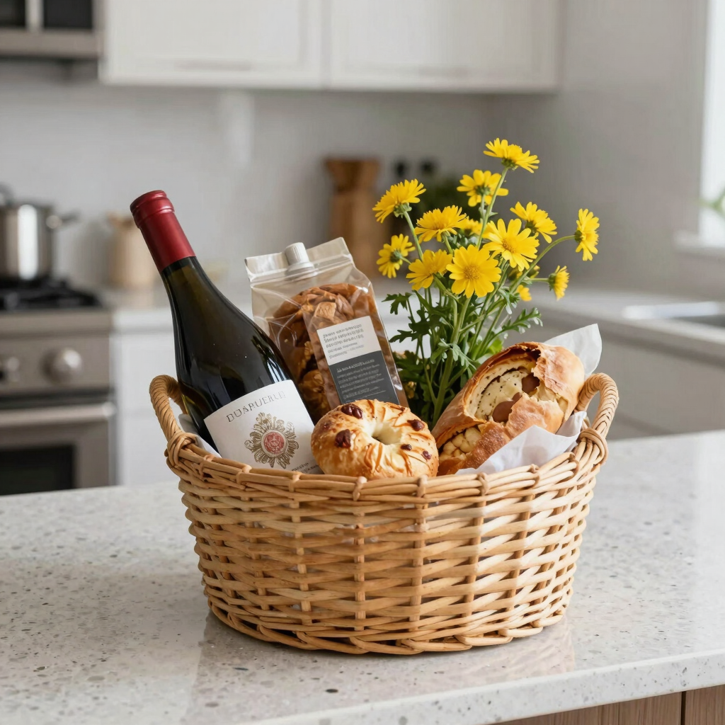 Curated Welcome Basket Setup