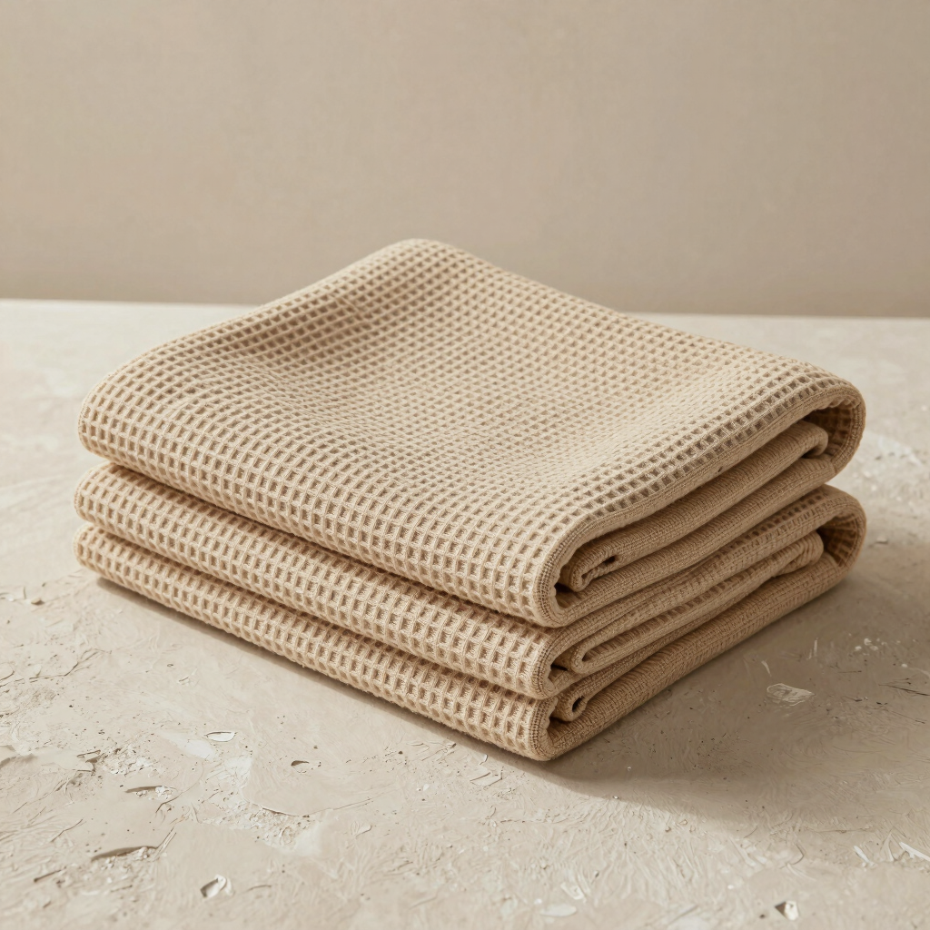 Waffle Knit Organic Cotton Throw