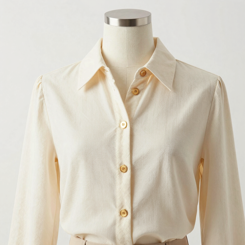 Elegant Women's Woven Blouse