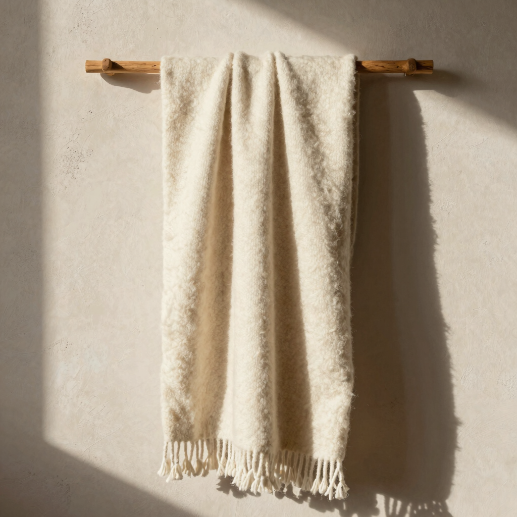 Hopsack Wool Throw