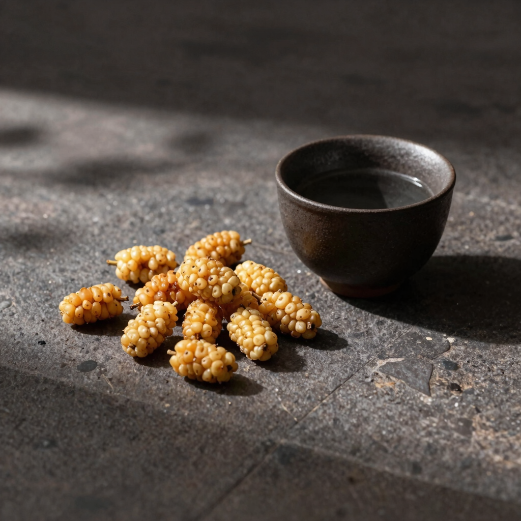 Sun-Dried White Mulberries