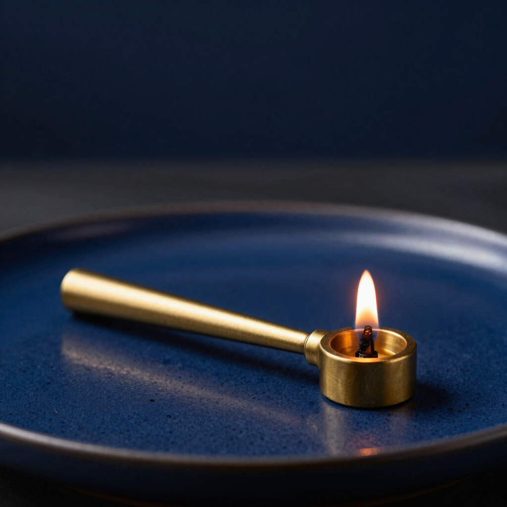 Heavyweight Brass Candle Snuffer
