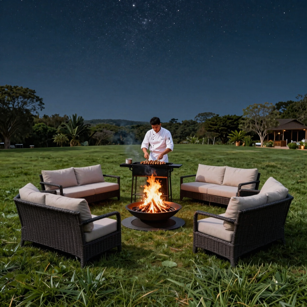 Private Campfire & Live Barbecue Soiree