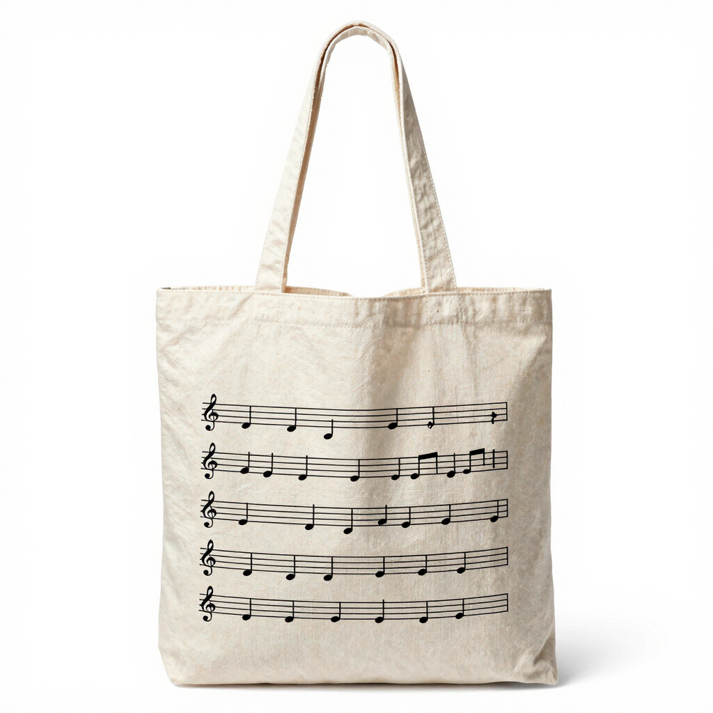 Orchestral Canvas Tote Bag